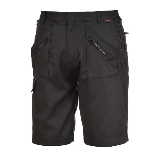 Portwest Action Shorts in Black.