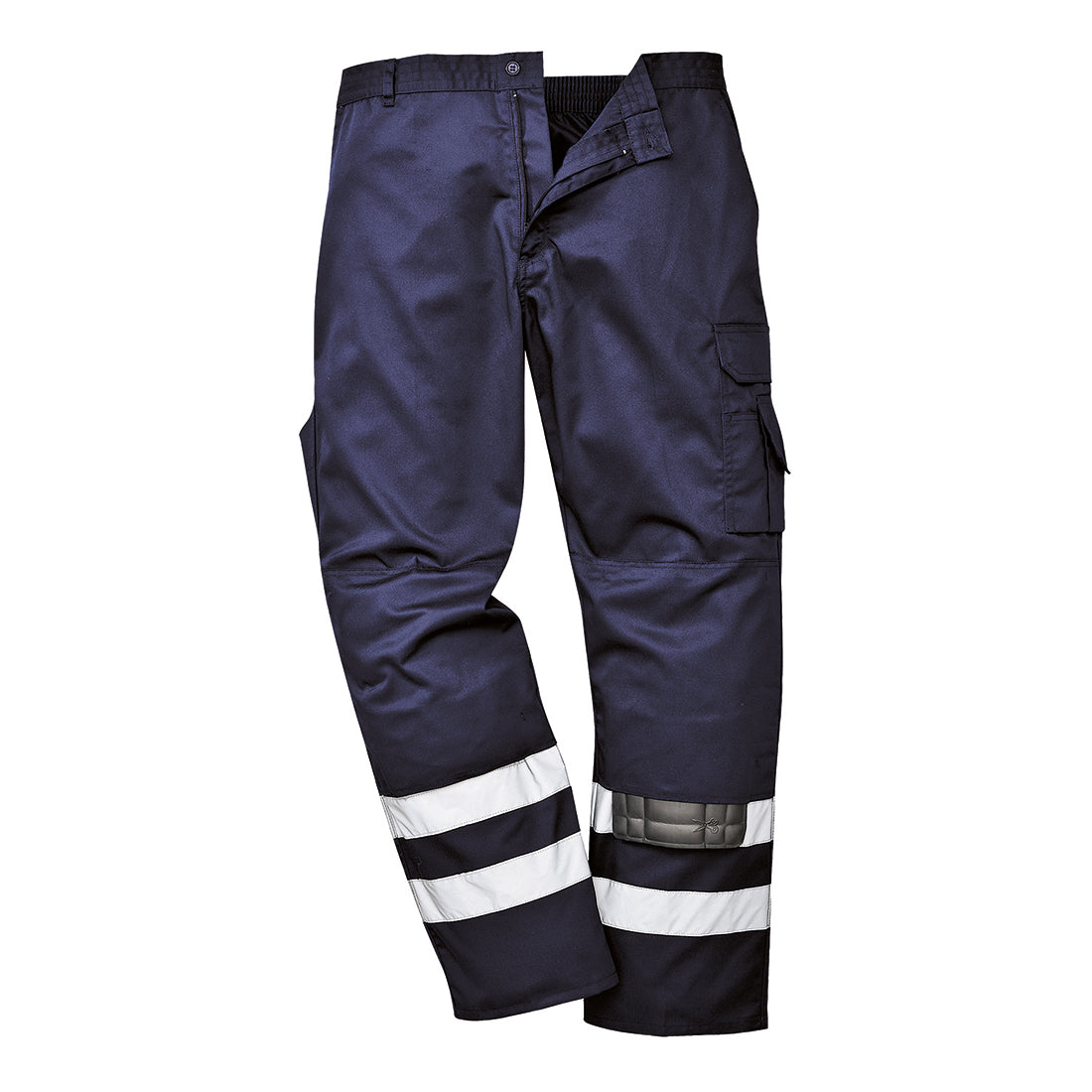 Portwest Iona Safety Combat Trouser S917 in navy.