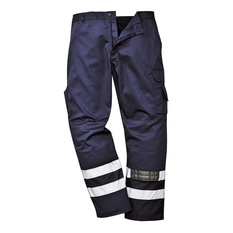Portwest Iona Safety Combat Trouser S917 in navy.