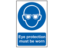 Scan Eye Protection Must Be Worn - PVC Sign 200 x 300mm