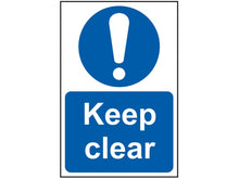 Scan Keep Clear - PVC Sign 200 x 300mm