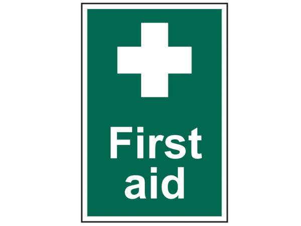 Scan First Aid - PVC Sign 200 x 300mm