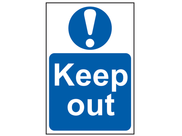 Scan Sign - Keep Out