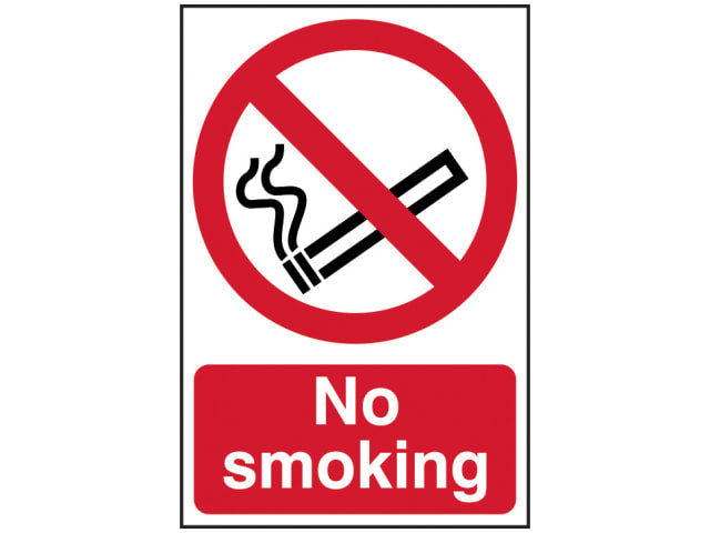 Scan Sign - No Smoking