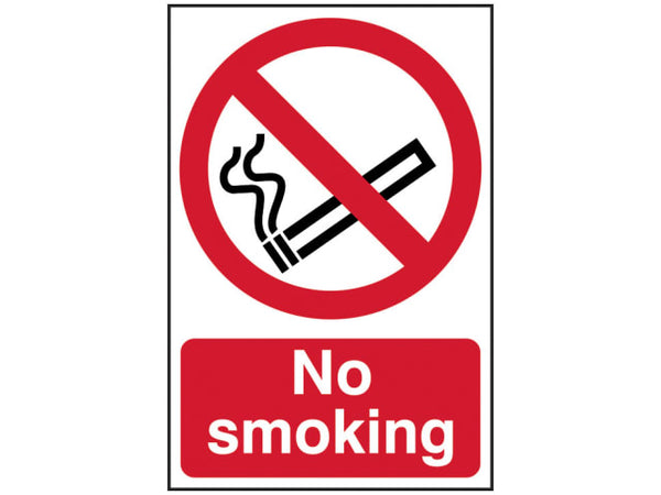 Scan Sign - No Smoking