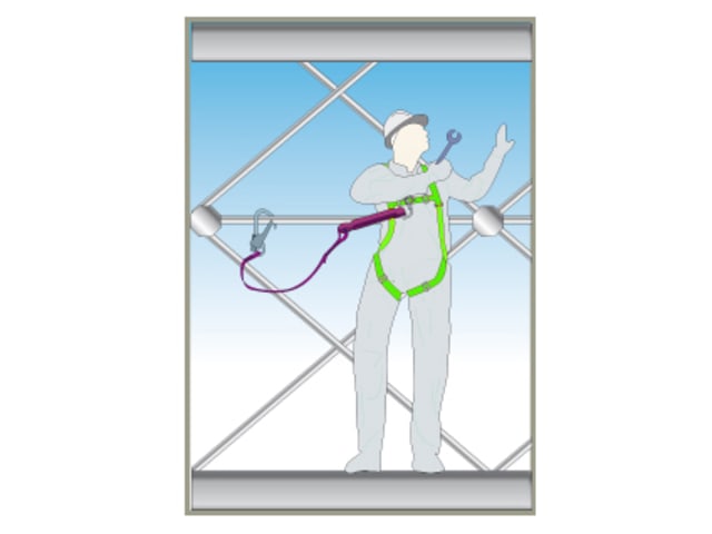 Scan Fall Arrest Harness 2-Point Anchorage