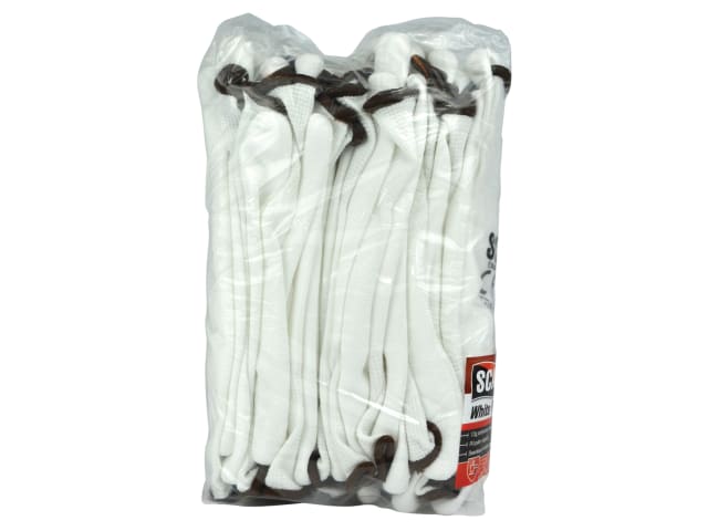 Scan White PU Coated Gloves  - XL (Size 10) (Pack 12)