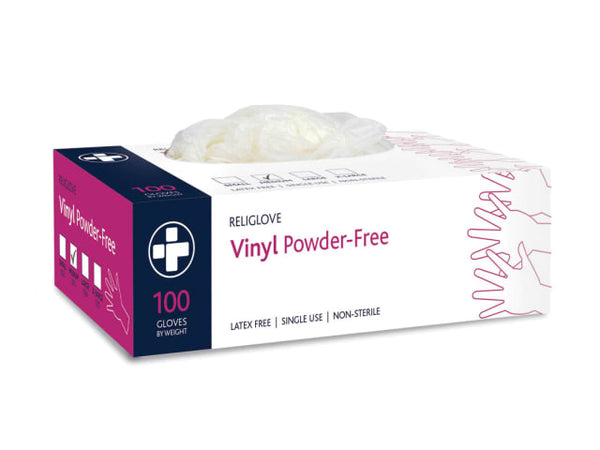 Scan Vinyl Gloves - L (Box 100)