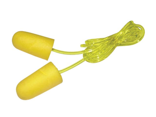 Scan Foam Earplugs & Cord (6 Pairs)