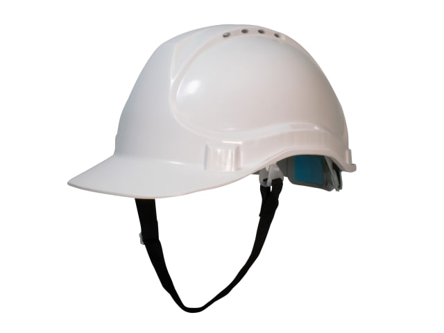 Scan Deluxe Safety Helmet - White 