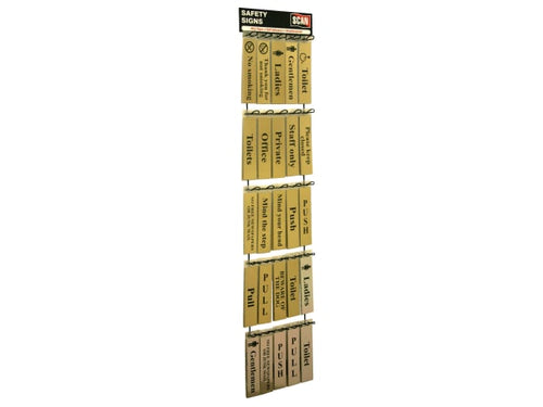 Scan Signs Display - 100 Signs (Metal)