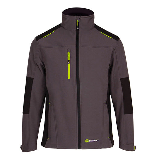 Flex Softshell Jacket Two-Tone Gy Bl Xs
