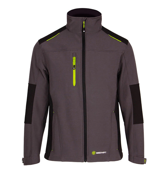 Flex Softshell Jacket Two-Tone Gy Bl Xs