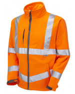 Leo Workwear Buckland Iso 20471 Cl 3 Softshell Jacket - thumbnail 1