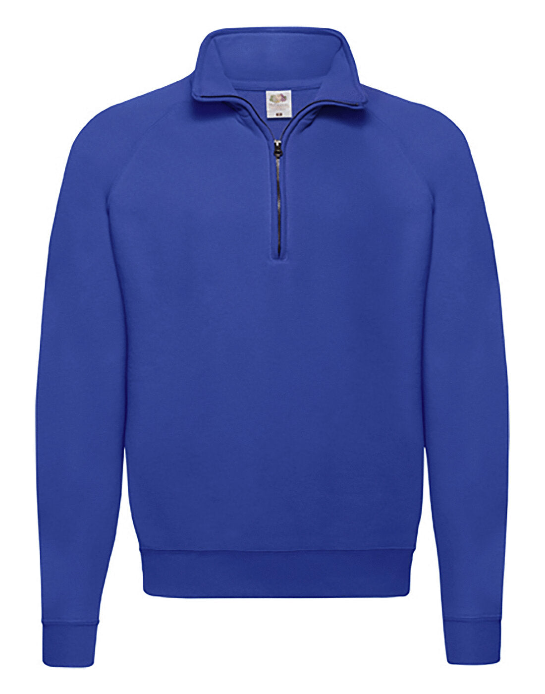 Fruit of the Loom Classic Zip Neck Sweatshirt - Royal