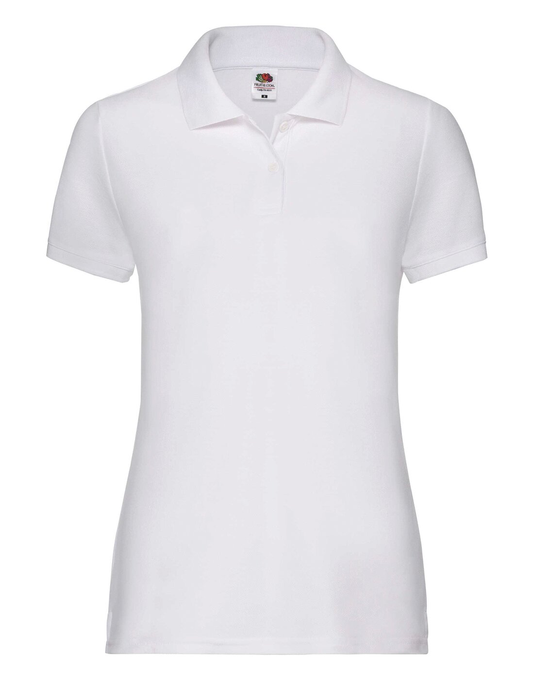 Fruit of the Loom Ladies 65/35 Polo - White