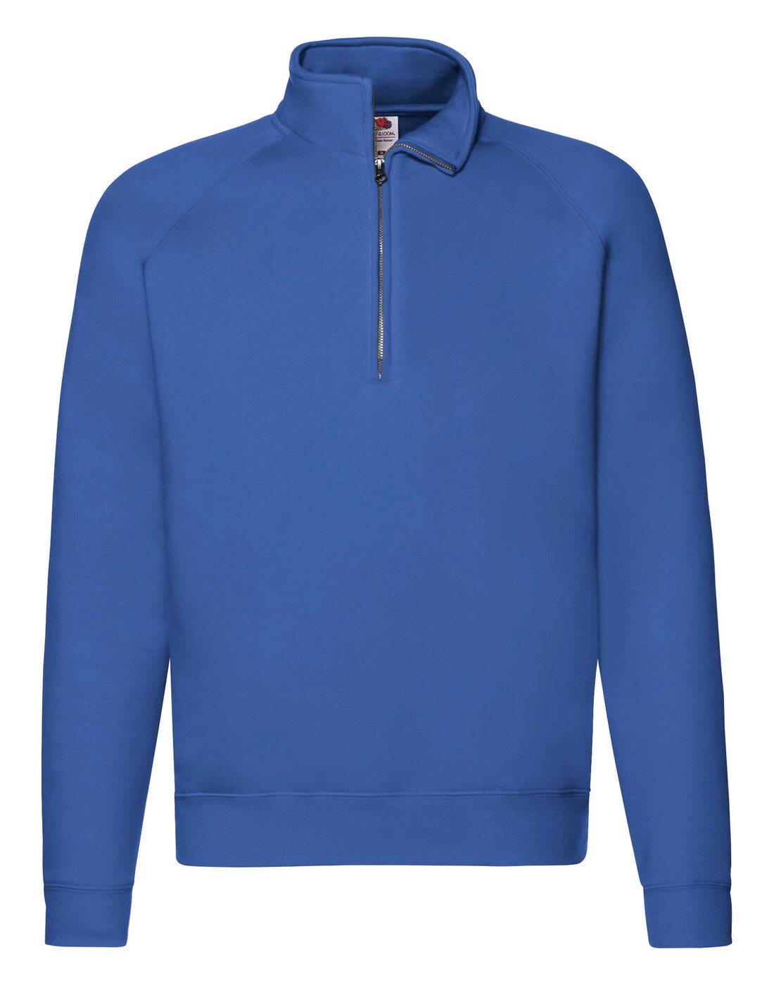 Fruit of the Loom Premium 70/30 Zip Neck Sweat - Royal