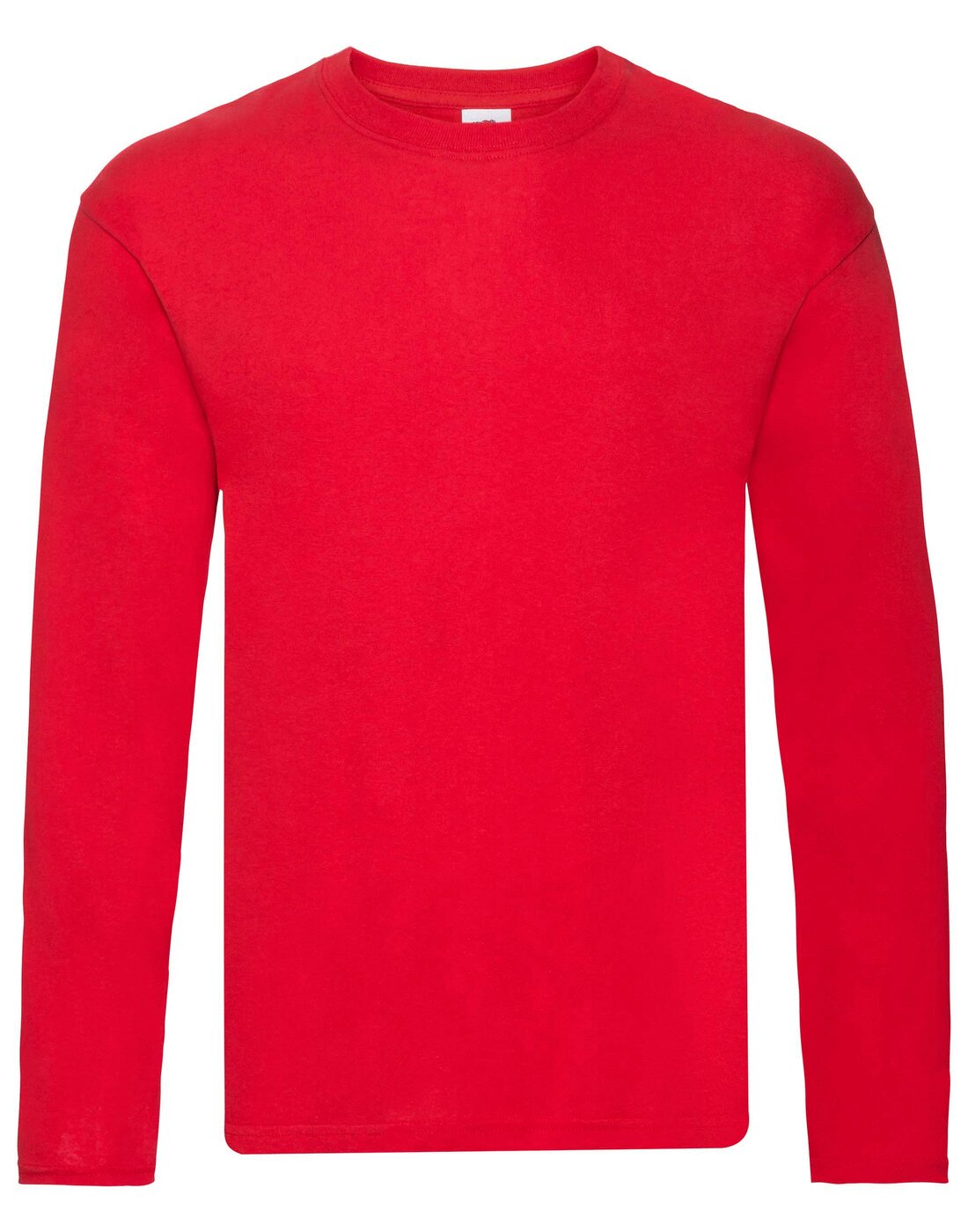 Fruit of the Loom Original Long Sleeve T - Red