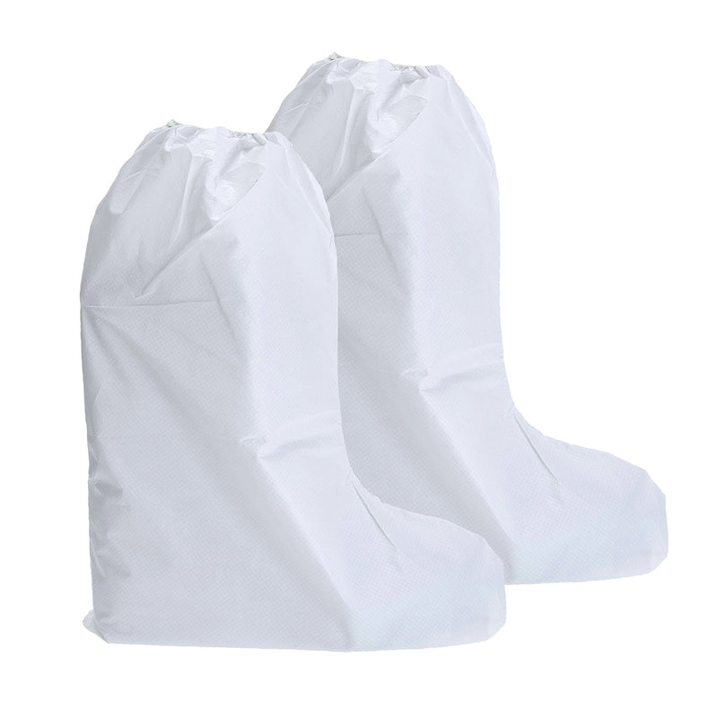White disposable Portwest Biztex microporous boot covers ST45.
