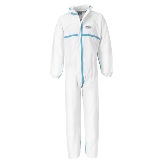 Portwest BizTex Microporous Coverall Type 4/5/6 ST60 in White color