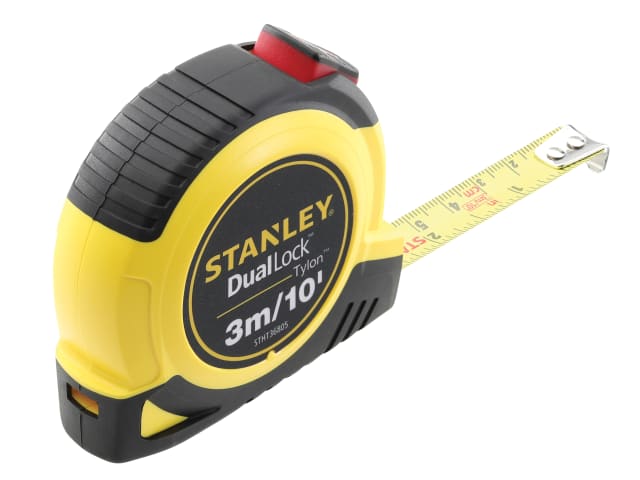 STANLEY DualLock Tylon Pocket Tape 3m/10ft (Width 12mm)