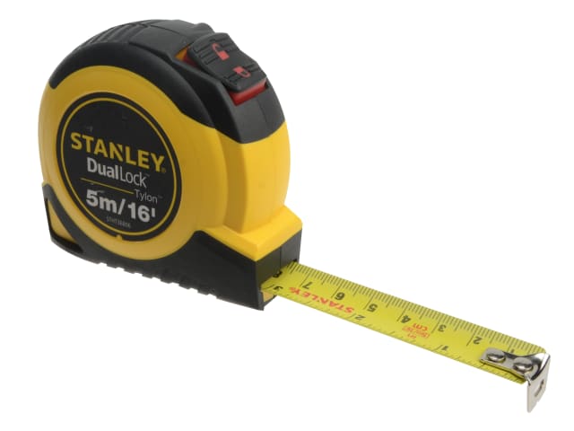STANLEY DualLock Tylon Pocket Tape 5m/16ft (Width 19mm)