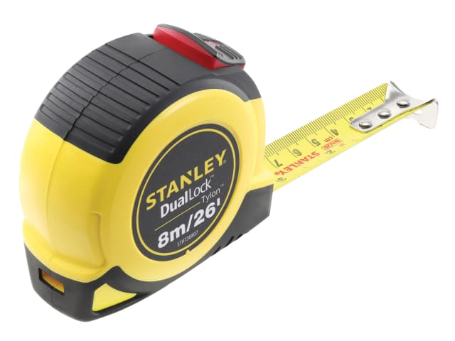 STANLEY DualLock Tylon Pocket Tape 8m/26ft (Width 25mm)