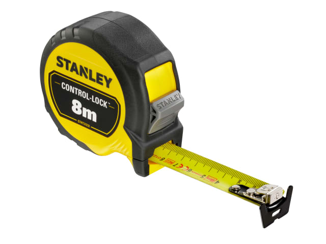 STANLEY CONTROL-LOCK Pocket Tape  8m (Width 25mm) (Metric only)