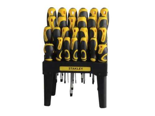 STANLEY 062142 Screwdriver Set in Rack, 26 Piece