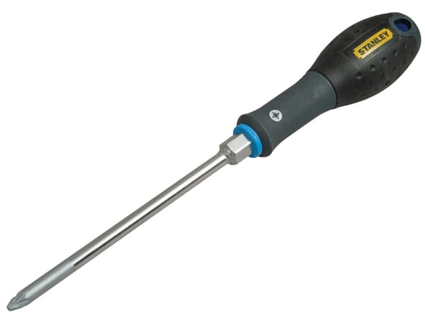 STANLEY FatMax Bolster Screwdriver, Pozidriv Tip PZ3 x 150mm