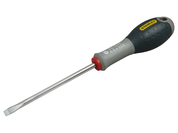 STANLEY FatMax Stainless Steel Screwdriver, Flared Slotted Tip 6.5 x 150mm