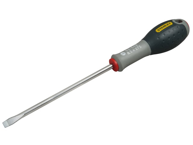 STANLEY FatMax Stainless Steel Screwdriver, Flared Slotted Tip 8.5 x 175mm