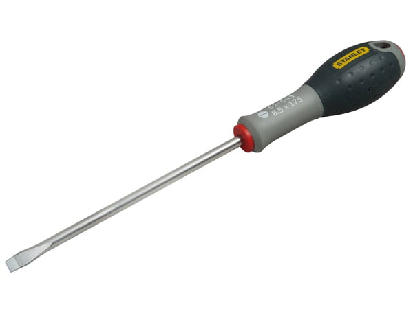 STANLEY FatMax Stainless Steel Screwdriver, Flared Slotted Tip 8.5 x 175mm