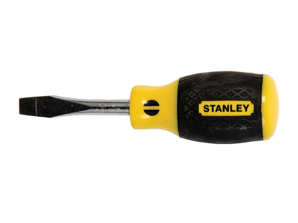 STANLEY Cushion Grip Screwdriver, Flared Tip 6.5 x 45mm