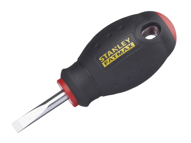 STANLEY FatMax Stubby Screwdriver, Parallel Tip 5.5 x 30mm
