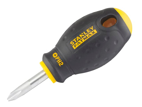 STANLEY FatMax Stubby Screwdriver, Phillips Tip PH2 x 30mm