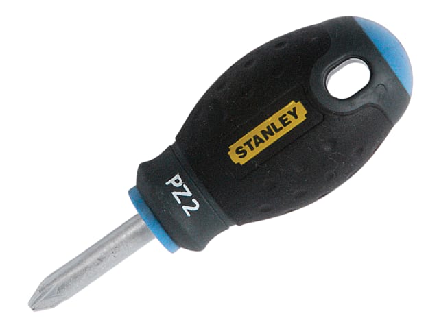 STANLEY FatMax Stubby Screwdriver, Pozidriv Tip PZ2 x 30mm
