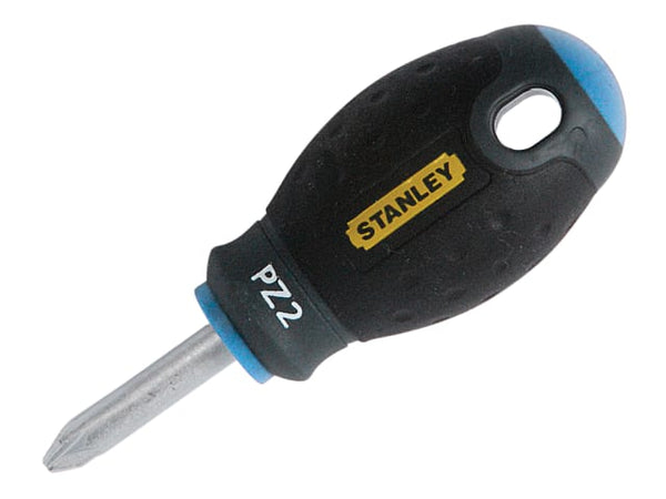 STANLEY FatMax Stubby Screwdriver, Pozidriv Tip PZ2 x 30mm