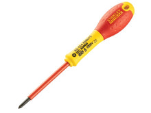 STANLEY FatMax VDE Screwdriver, Phillips Tip PH0 x 75mm