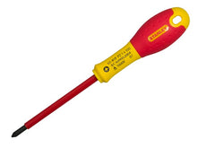 STANLEY FatMax VDE Screwdriver, Pozidriv Tip PZ0 x 75mm