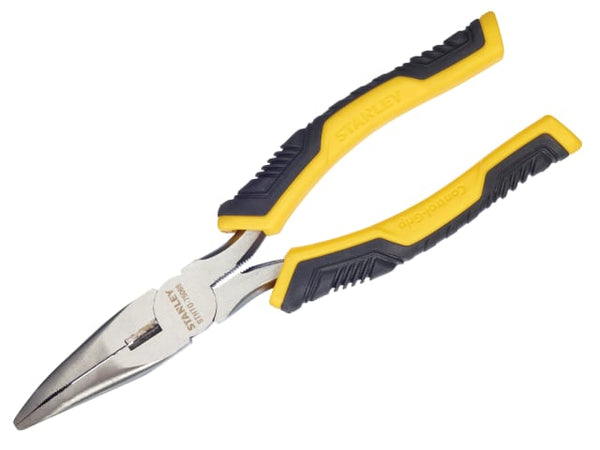 STANLEY ControlGrip Long Bent Nose Pliers