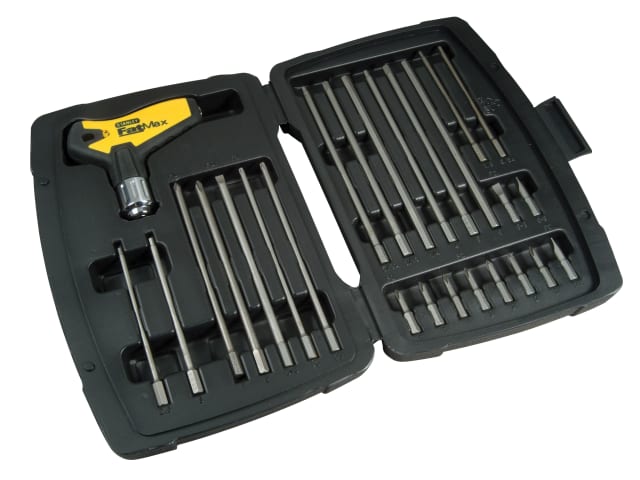 STANLEY Metric FatMax T-Handle Ratchet Power Key Set, 27 Piece
