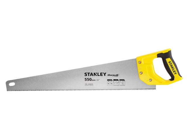 STANLEY Sharpcut™ Handsaw 550mm (22in) 7 TPI