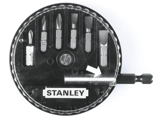 STANLEY Slotted/Phillips Insert Bit Set, 7 Piece