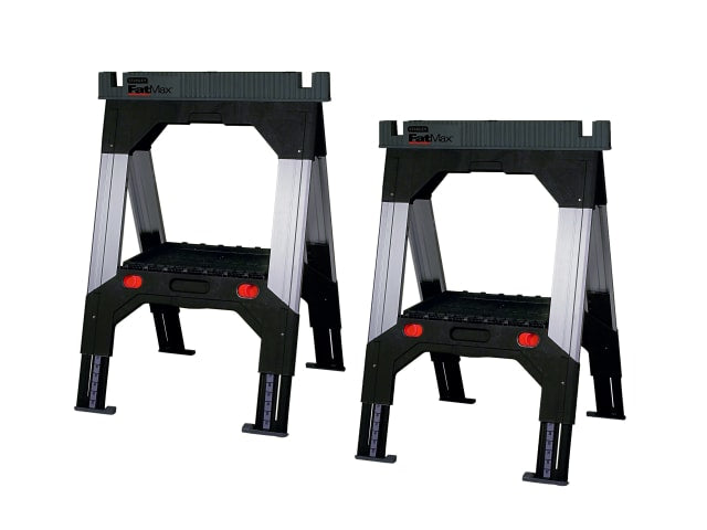 STANLEY FatMax Telescopic Sawhorses (Twin Pack)