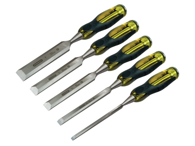 STANLEY FatMax Thru Tang Chisel with Thru Tang Set, 5 Piece