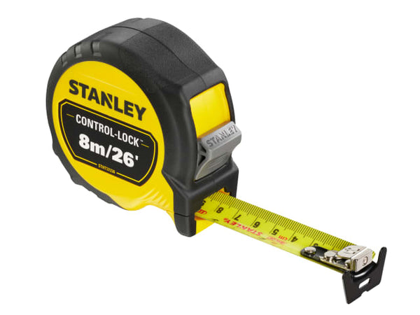 STANLEY CONTROL-LOCK Pocket Tape 8m/25ft (Width 25mm)