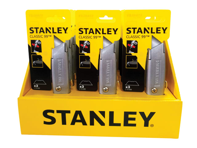 STANLEY 99E Counter Display of 12 Knives