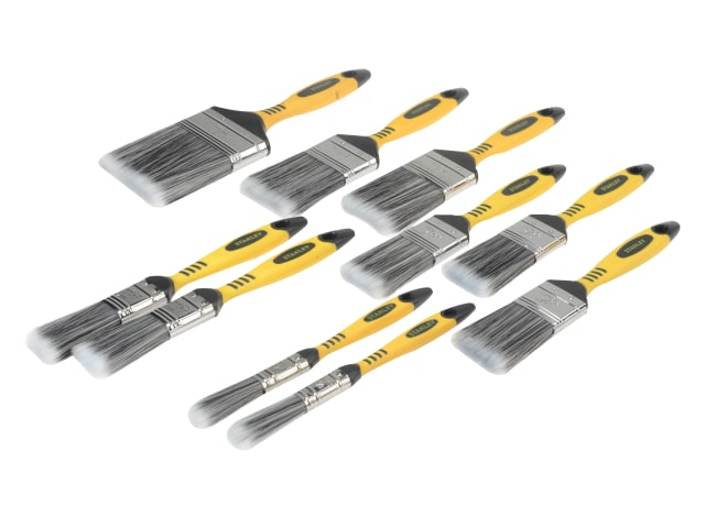 STANLEY Loss Free Synthetic Brush Set, 10 Piece
