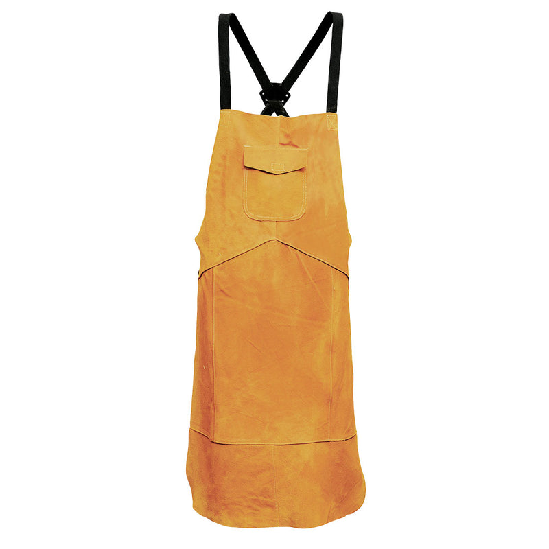 Portwest Leather Welding Apron SW10 in Tan color